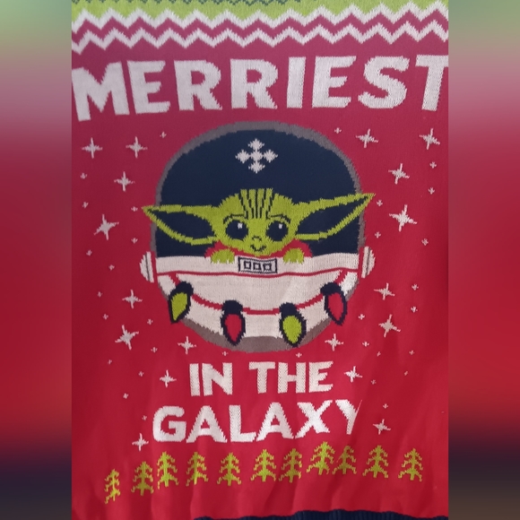 STAR WARS Christmas Sweater: sz. XXL - Picture 4 of 4
